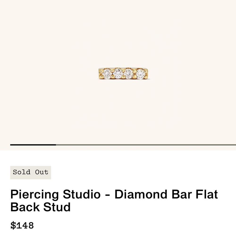 Mejuri Gold Bar Earrings